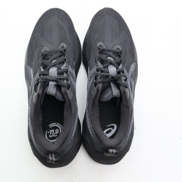 Asics Novablast 5 Men's 9.5 Athletic Running Black Carrier Grey Sneaker 1011B974 - Picture 7 of 9